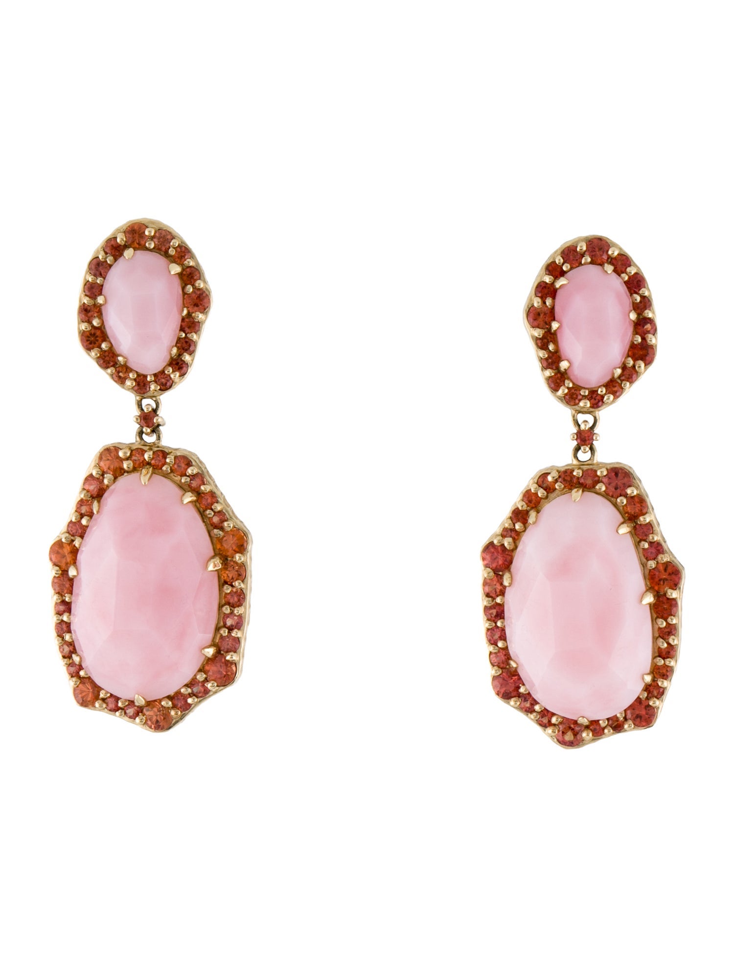 Phillips House 14K Opal & Sapphire Drop Earrings