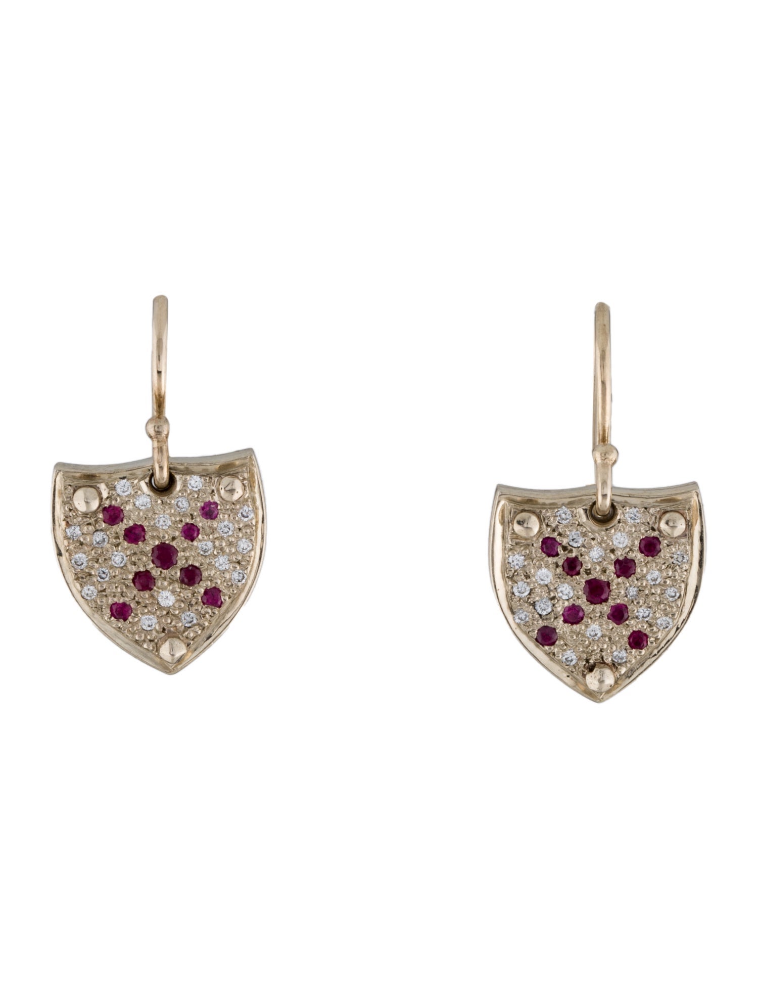 Philip Crangi 14K Ruby & Diamond 'Fruity' Earrings