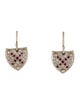 Philip Crangi 14K Ruby & Diamond 'Fruity' Earrings