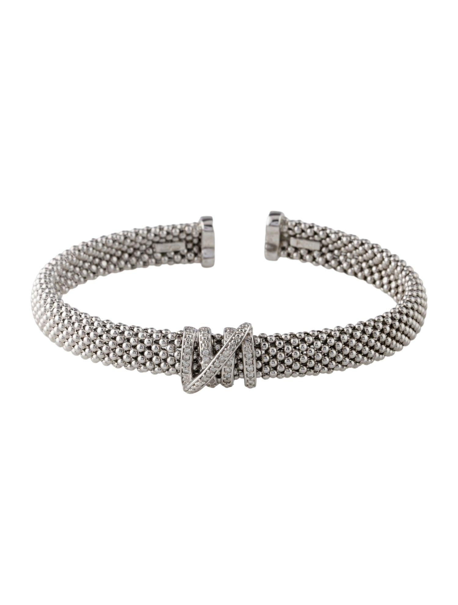 Phillip Gavriel Diamond Prosecco Tally Cuff Bracelet