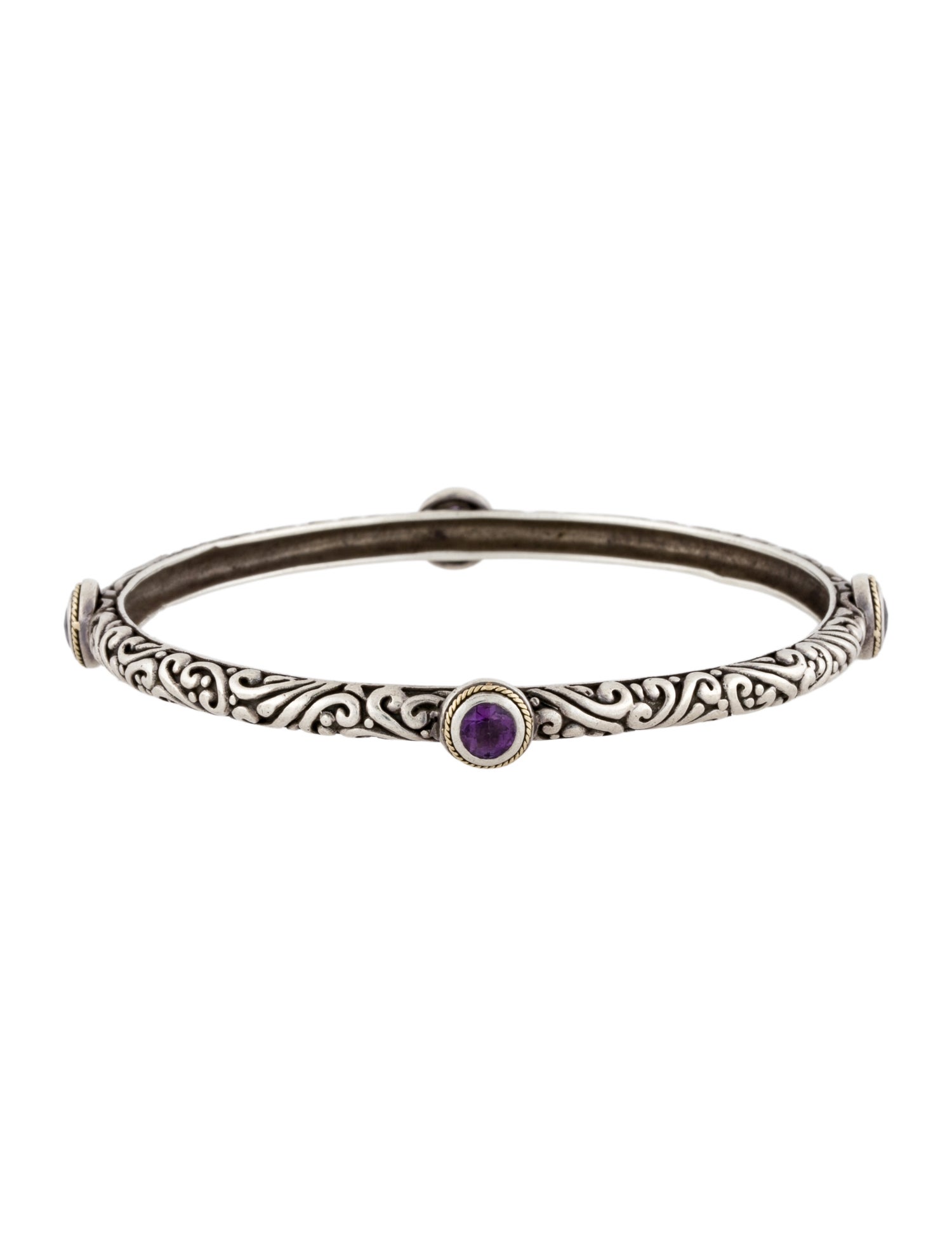 Phillip Gavriel Quartz Bangle Bracelet