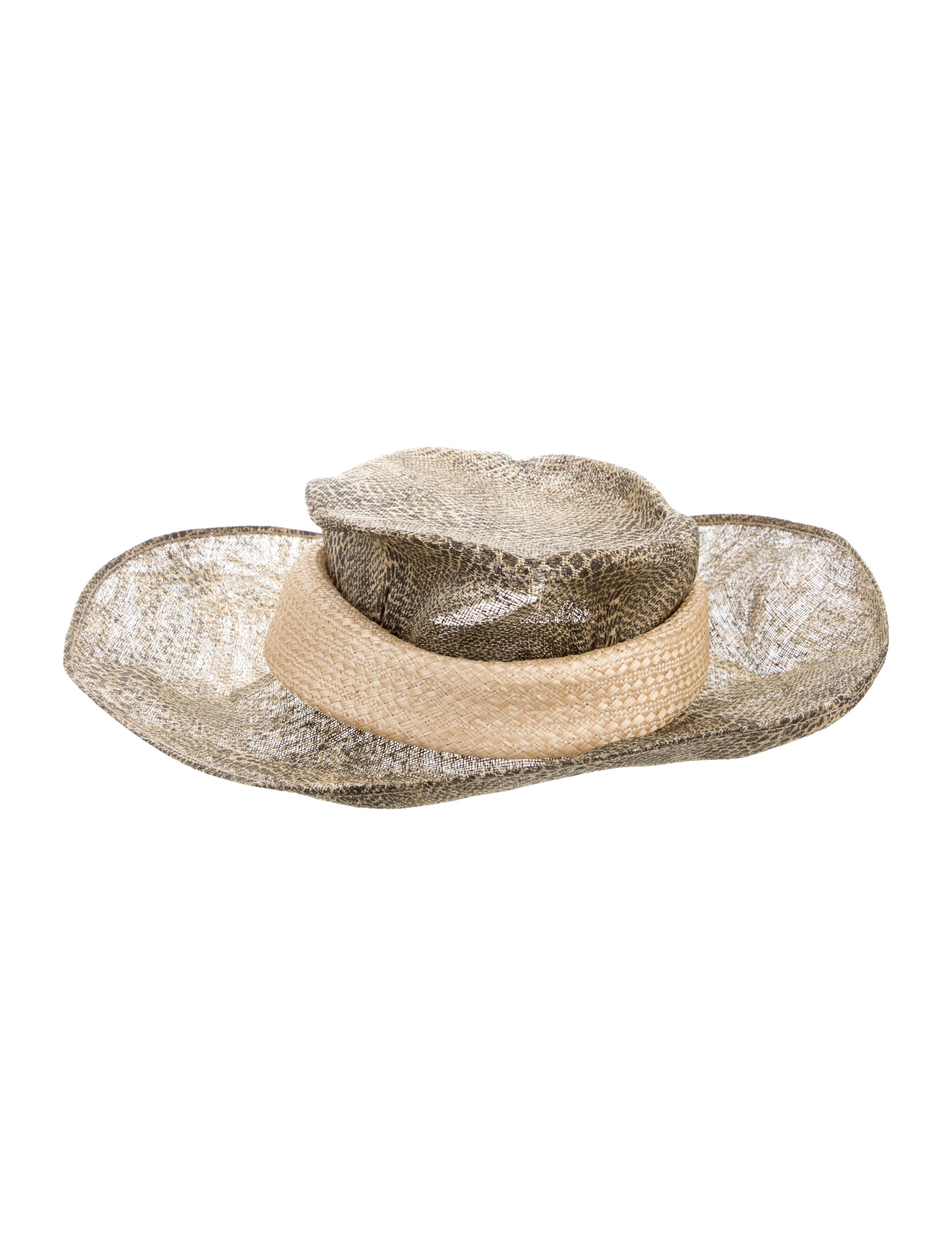 Philip Treacy Wide Brim Sun Hat