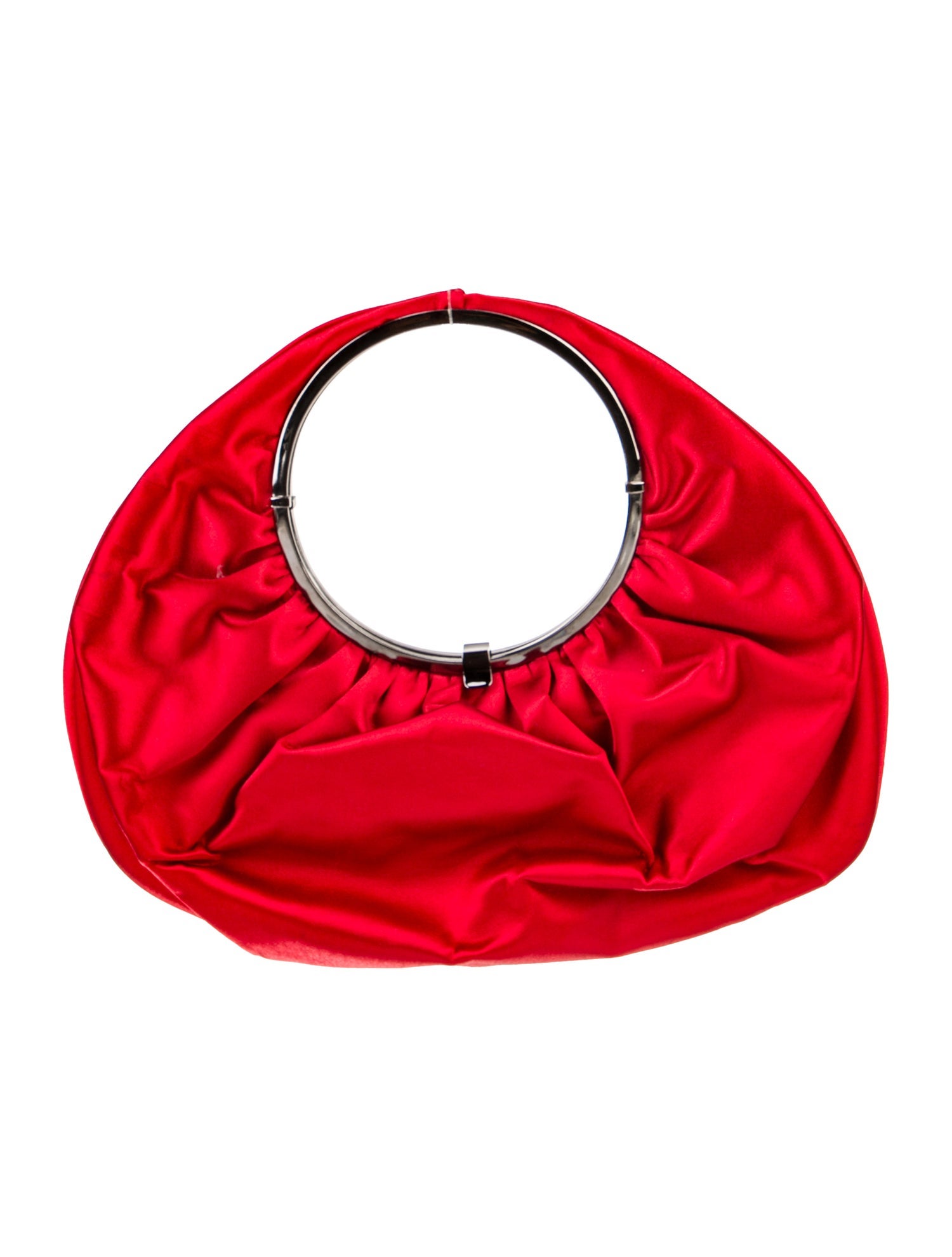 Philip Treacy Satin Top Handle Bag