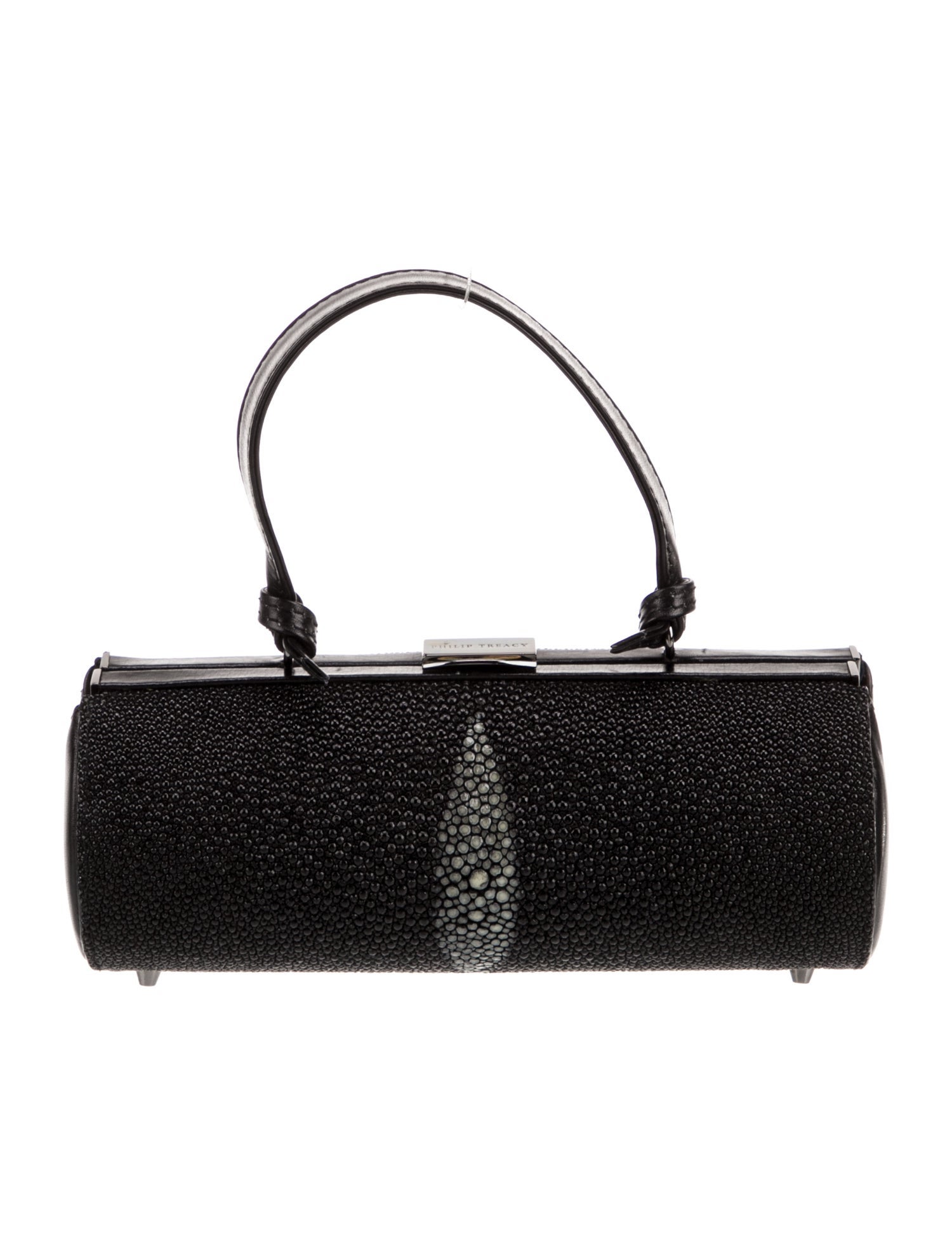 Philip Treacy Leather Minaudière