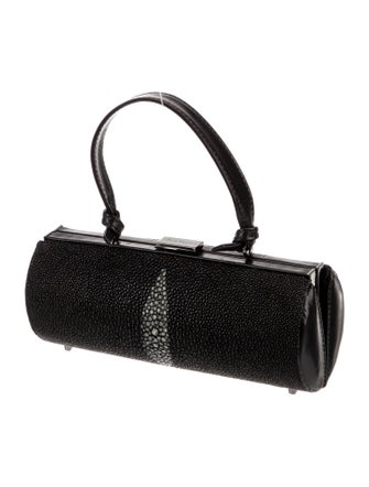 Philip Treacy Leather Minaudière