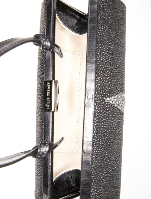 Philip Treacy Leather Minaudière