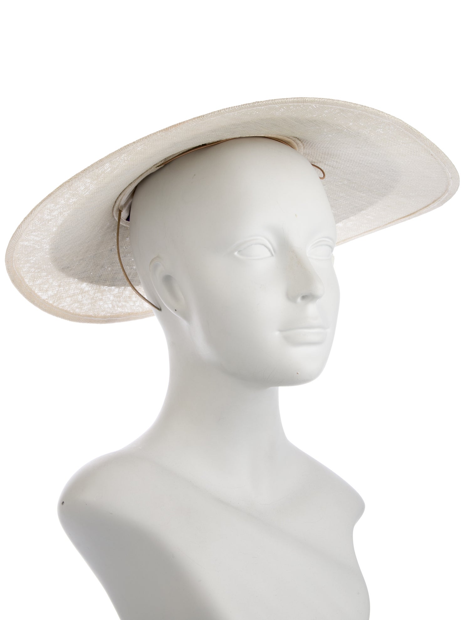 Philip Treacy Two Tone Straw Hat