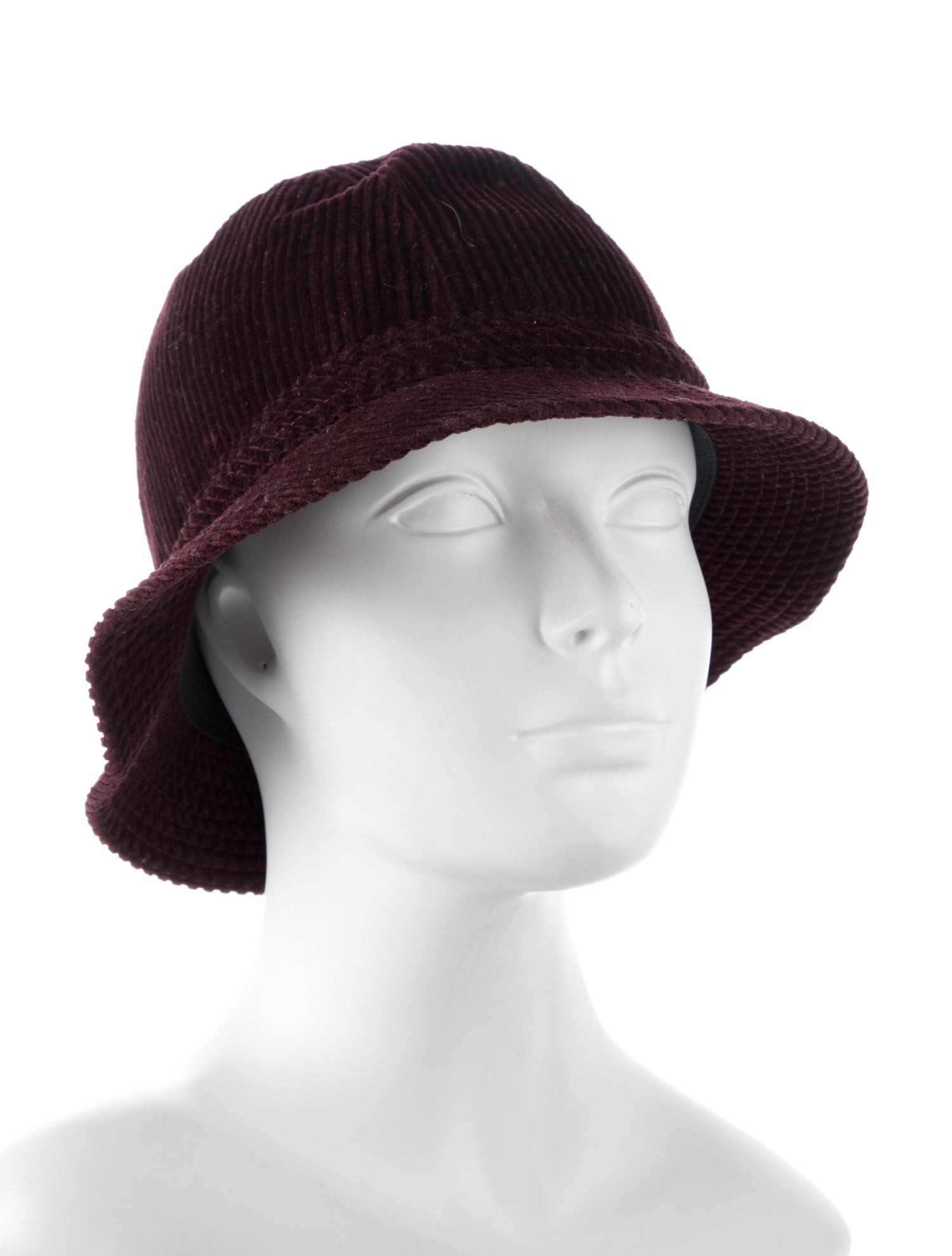 Philip Treacy Corduroy Cloche Hat