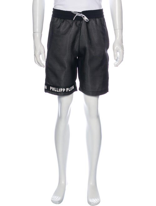 Philipp Plein Graphic Print Shorts Black