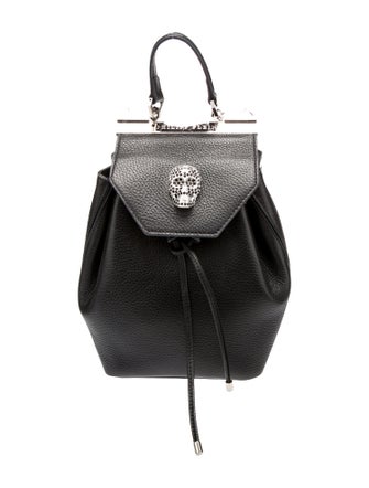 Philipp Plein Embellished Leather Backpack