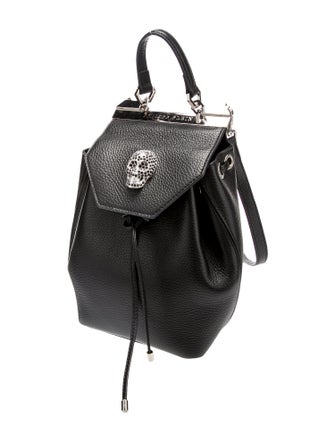 Philipp Plein Embellished Leather Backpack