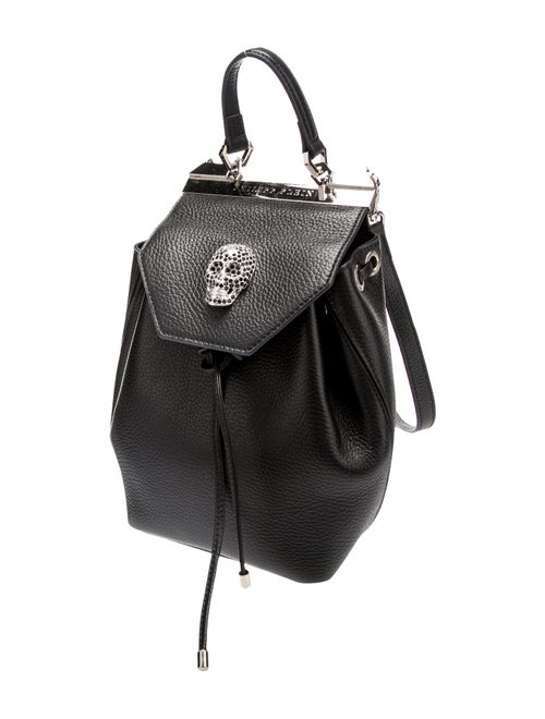 Philipp Plein Embellished Leather Backpack
