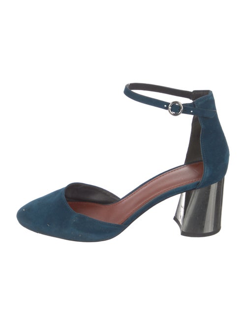 Philipp Plein Suede D'Orsay Pumps