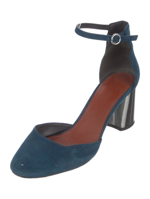 Philipp Plein Suede D'Orsay Pumps