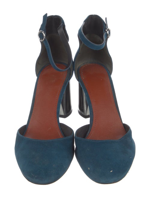 Philipp Plein Suede D'Orsay Pumps