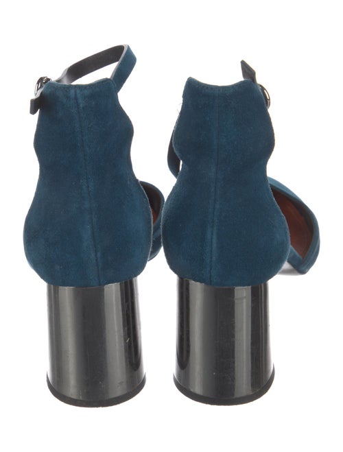 Philipp Plein Suede D'Orsay Pumps