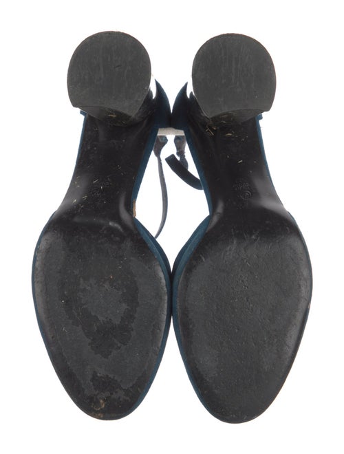 Philipp Plein Suede D'Orsay Pumps