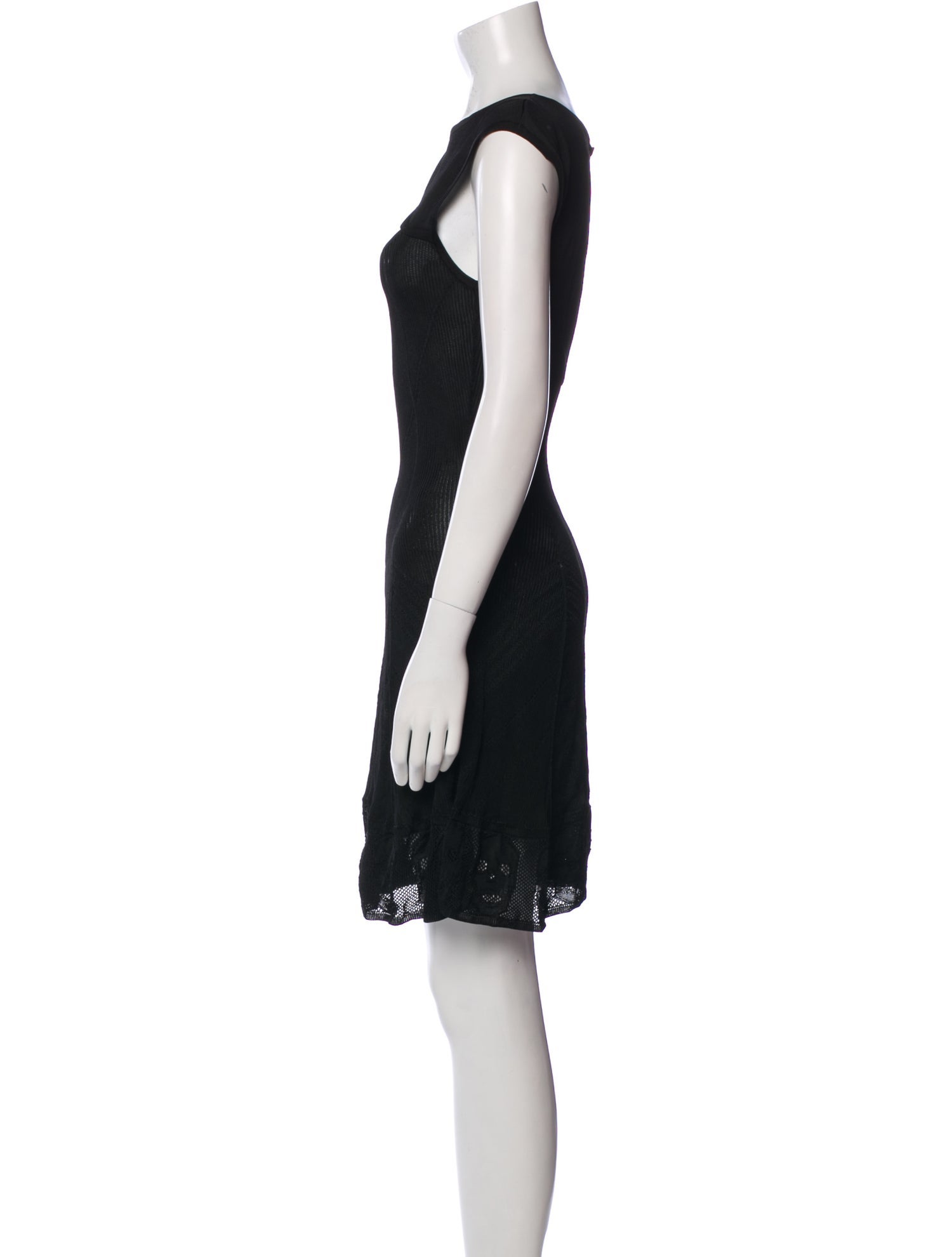 Philipp Plein Angora Mini Dress