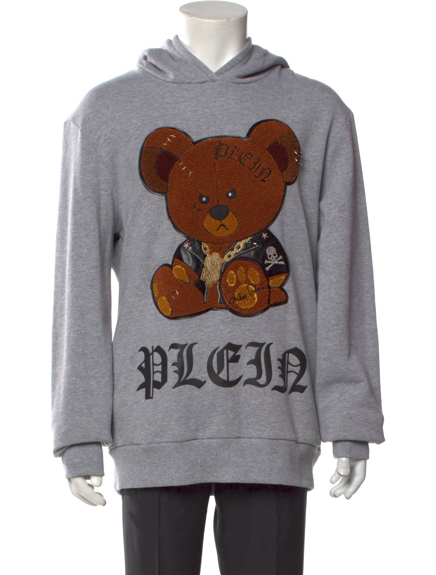 Philipp Plein Graphic Print Crew Neck Hoodie
