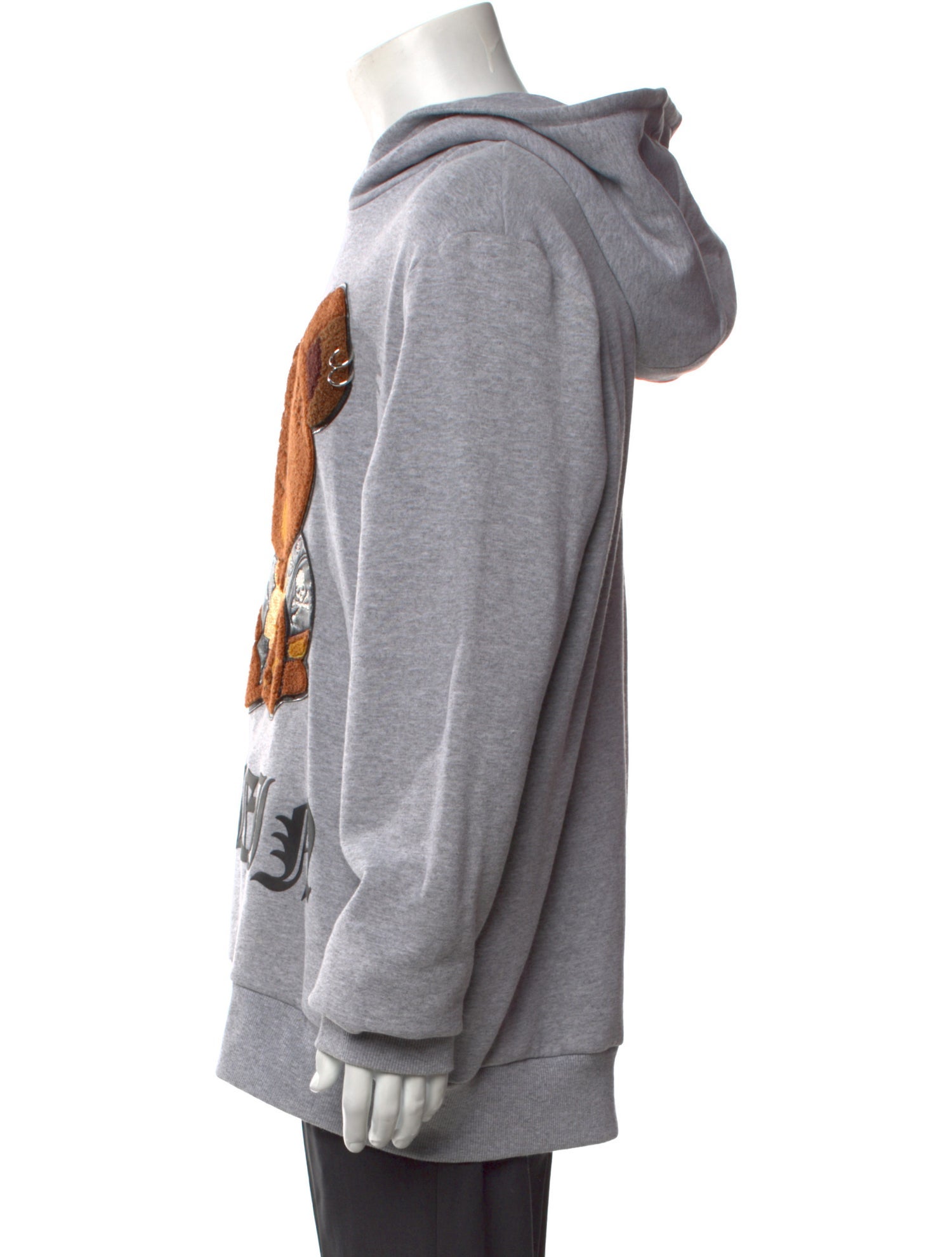 Philipp Plein Graphic Print Crew Neck Hoodie