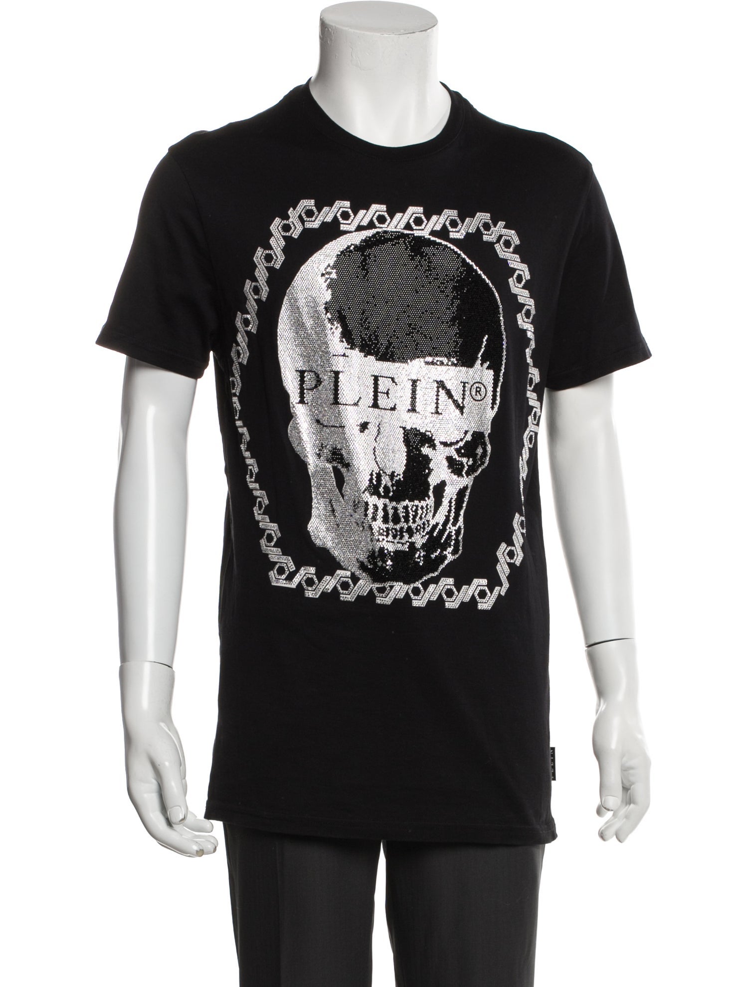 Philipp Plein Graphic Print Crew Neck T-Shirt