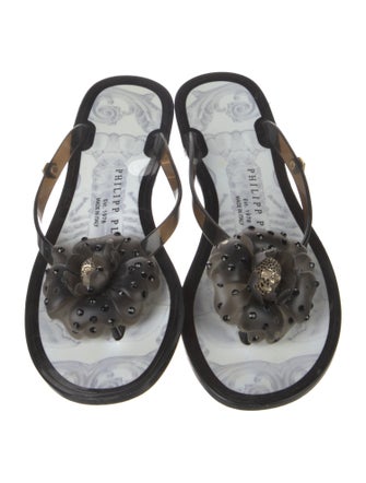 Philipp Plein Rubber Slides