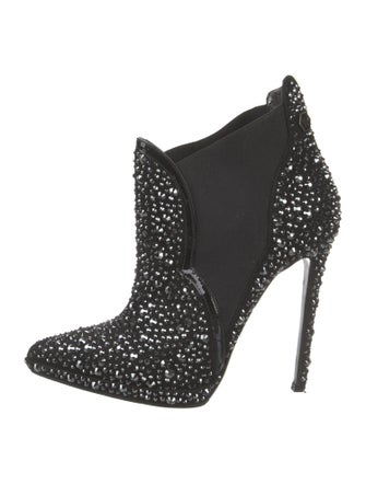 Philipp Plein Crystal Crystal Embellishments Boots