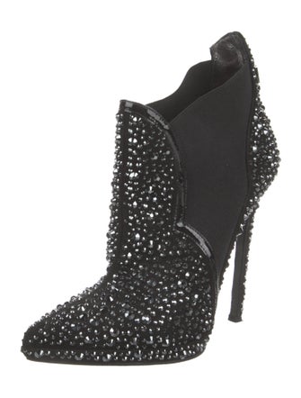 Philipp Plein Crystal Crystal Embellishments Boots