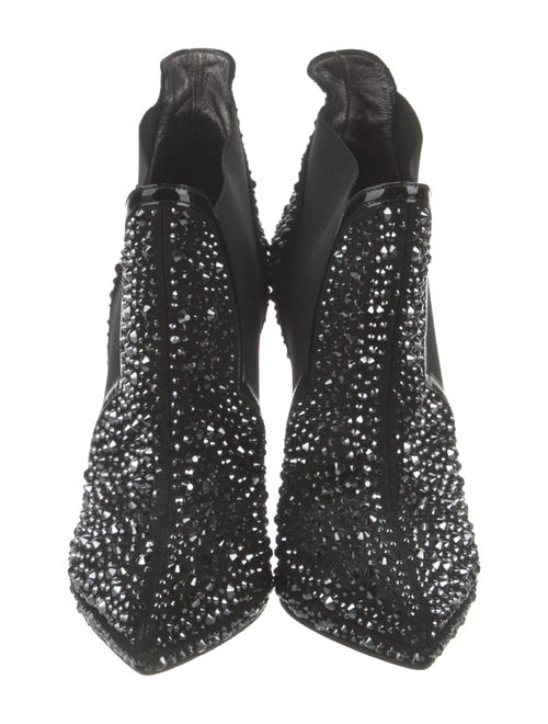Philipp Plein Crystal Crystal Embellishments Boots