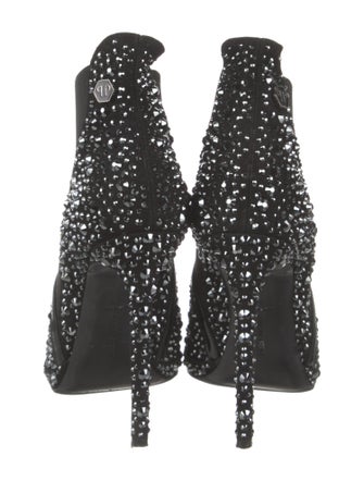 Philipp Plein Crystal Crystal Embellishments Boots