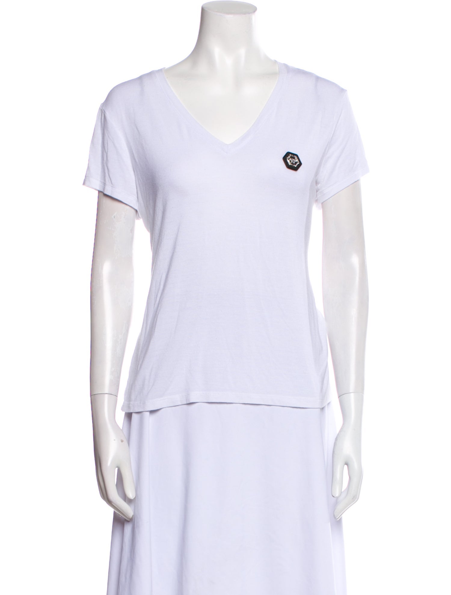 Philipp Plein V-Neck Short Sleeve T-Shirt