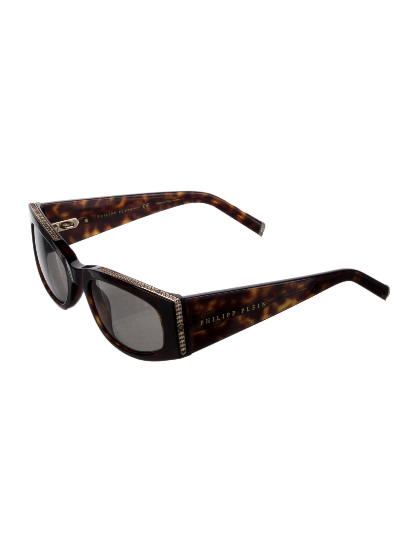 Philipp Plein Square Tinted Sunglasses