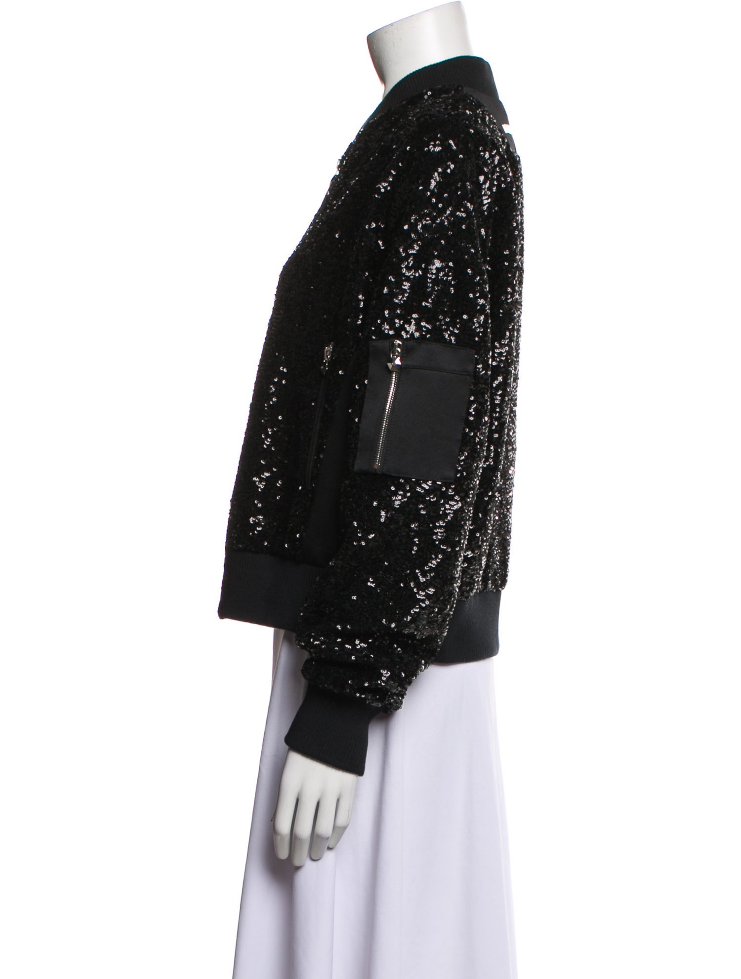 Philipp Plein Sequin Printed Bomber Jacket