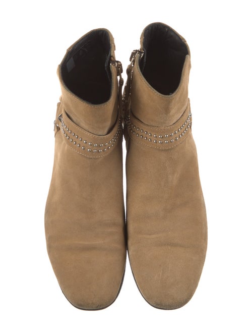 Philipp Plein Suede Moto Boots