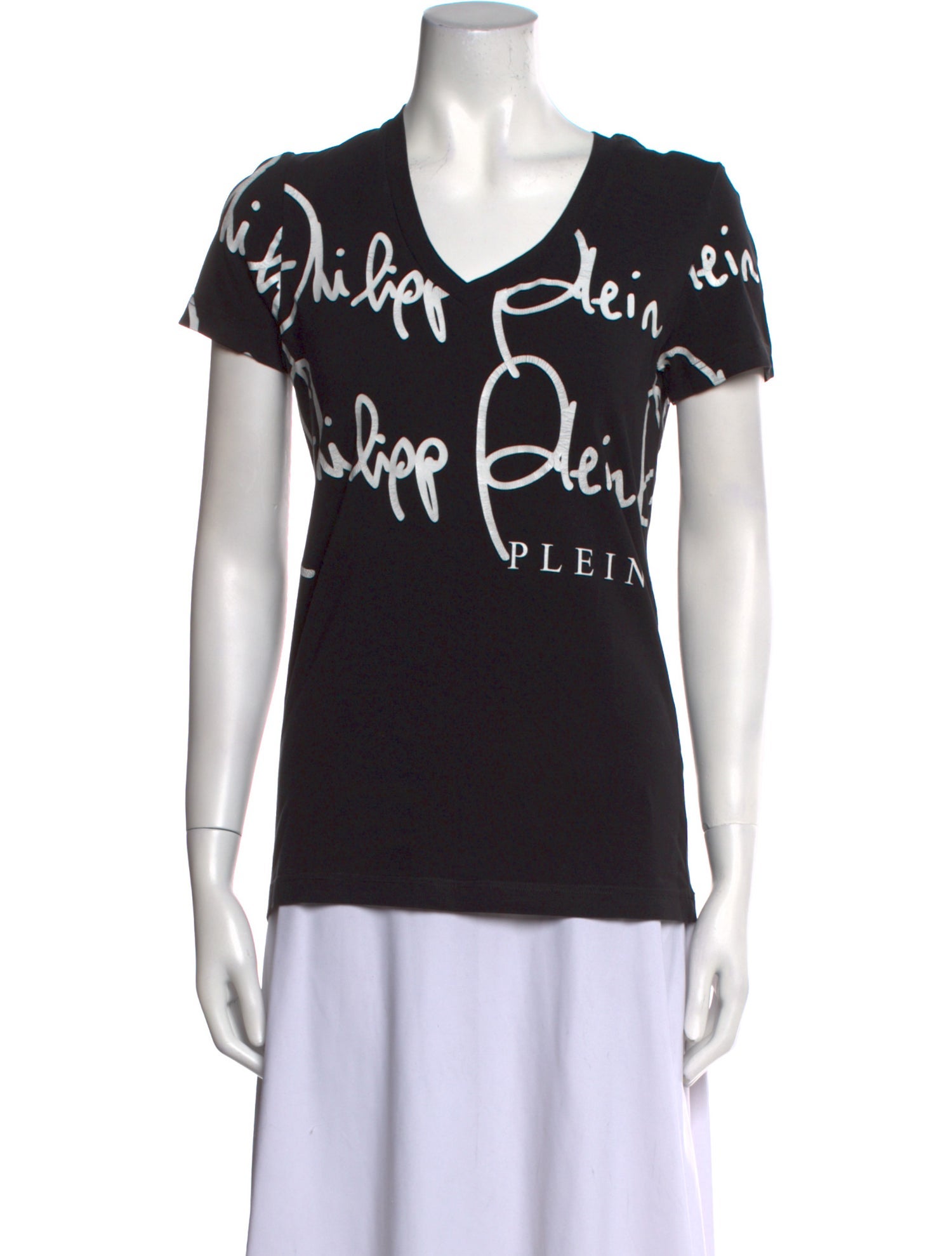 Philipp Plein Printed Scoop Neck T-Shirt