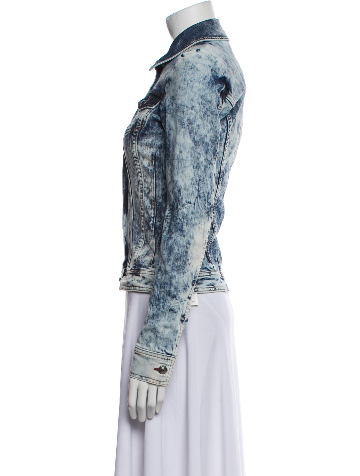 Philipp Plein Printed Denim Jacket
