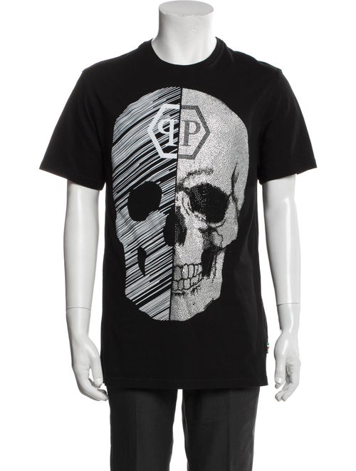 Philipp Plein Graphic Print Crew Neck T-Shirt
