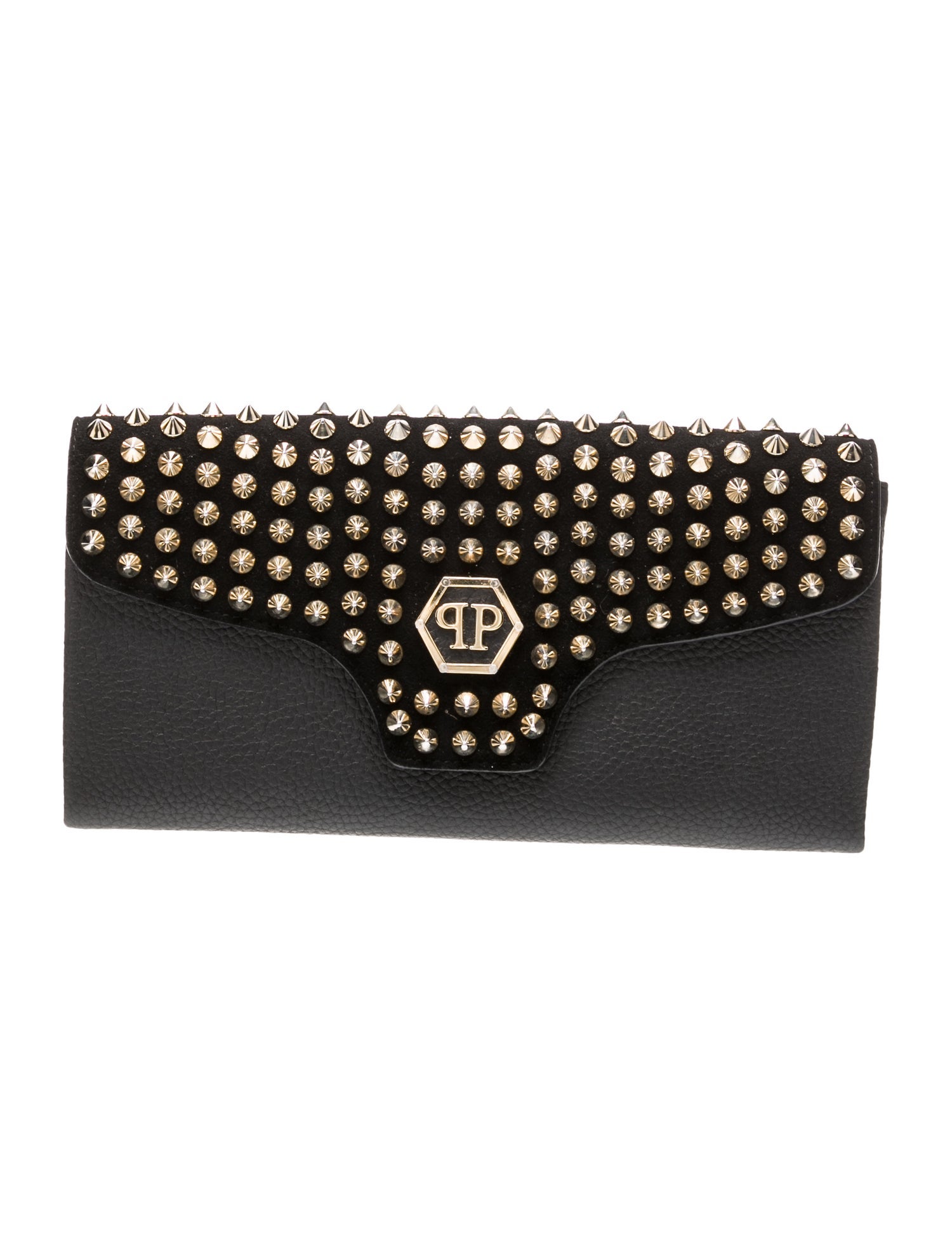 Philipp Plein Leather Clutch