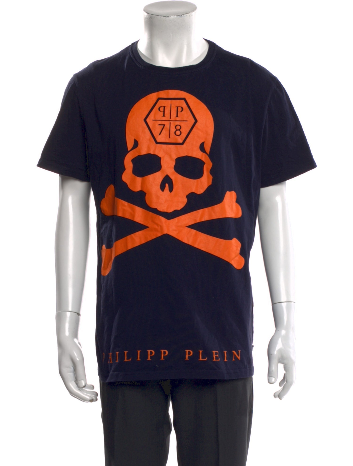 Philipp Plein Graphic Print Crew Neck T-Shirt