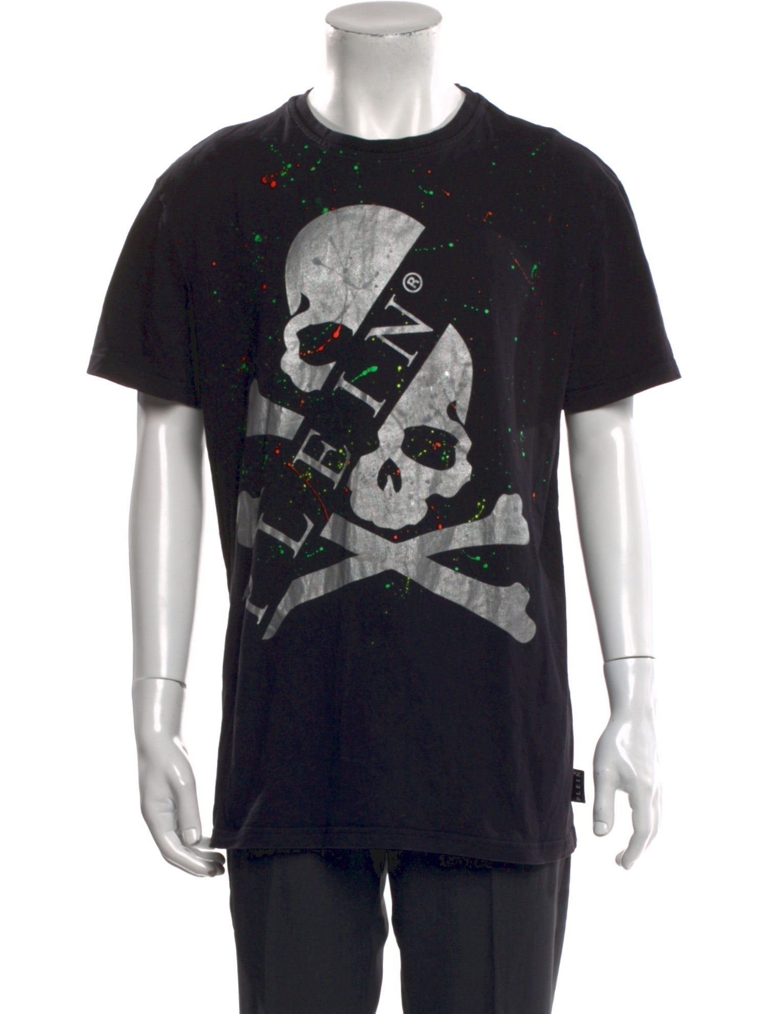 Philipp Plein Graphic Print Crew Neck T-Shirt