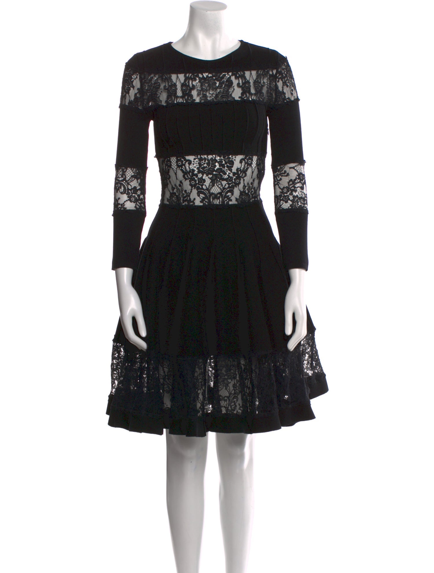 Philipp Plein Lace Pattern Knee-Length Dress