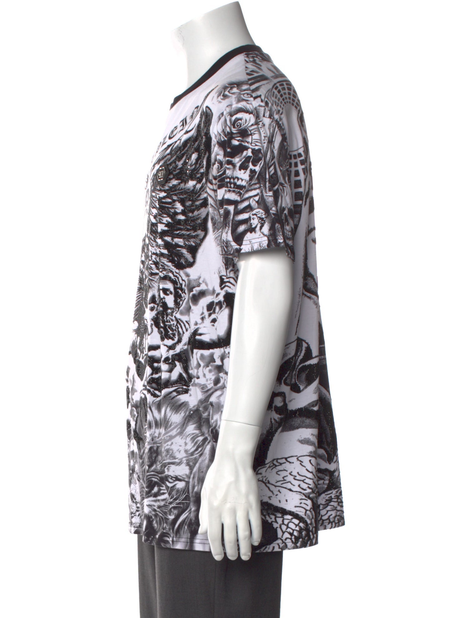 Philipp Plein Printed Crew Neck T-Shirt