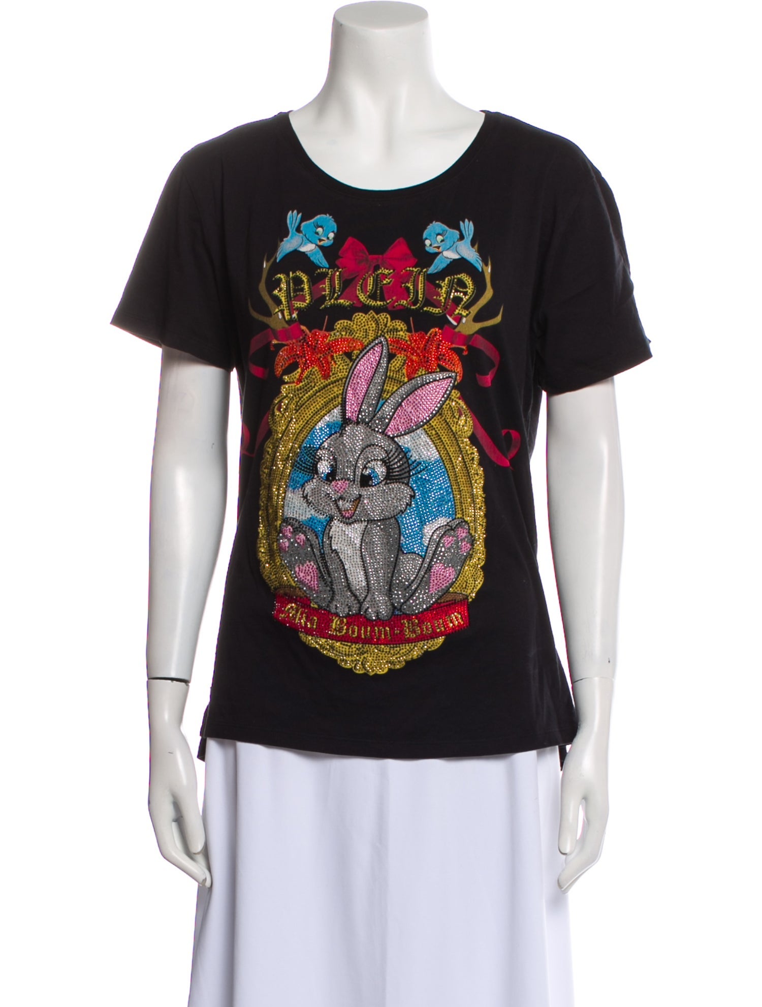 Philipp Plein Graphic Print Crew Neck T-Shirt