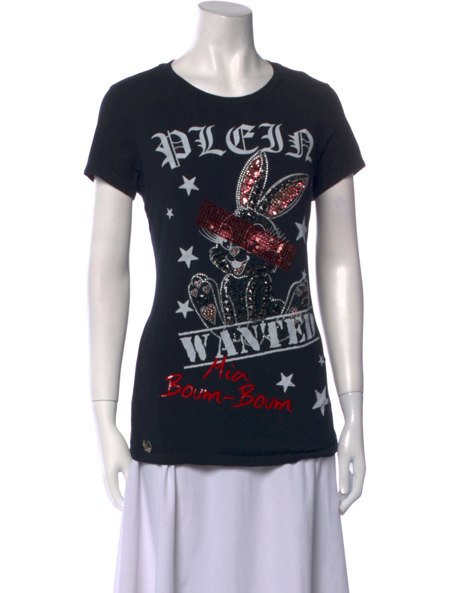 Philipp Plein Graphic Print Crew Neck T-Shirt