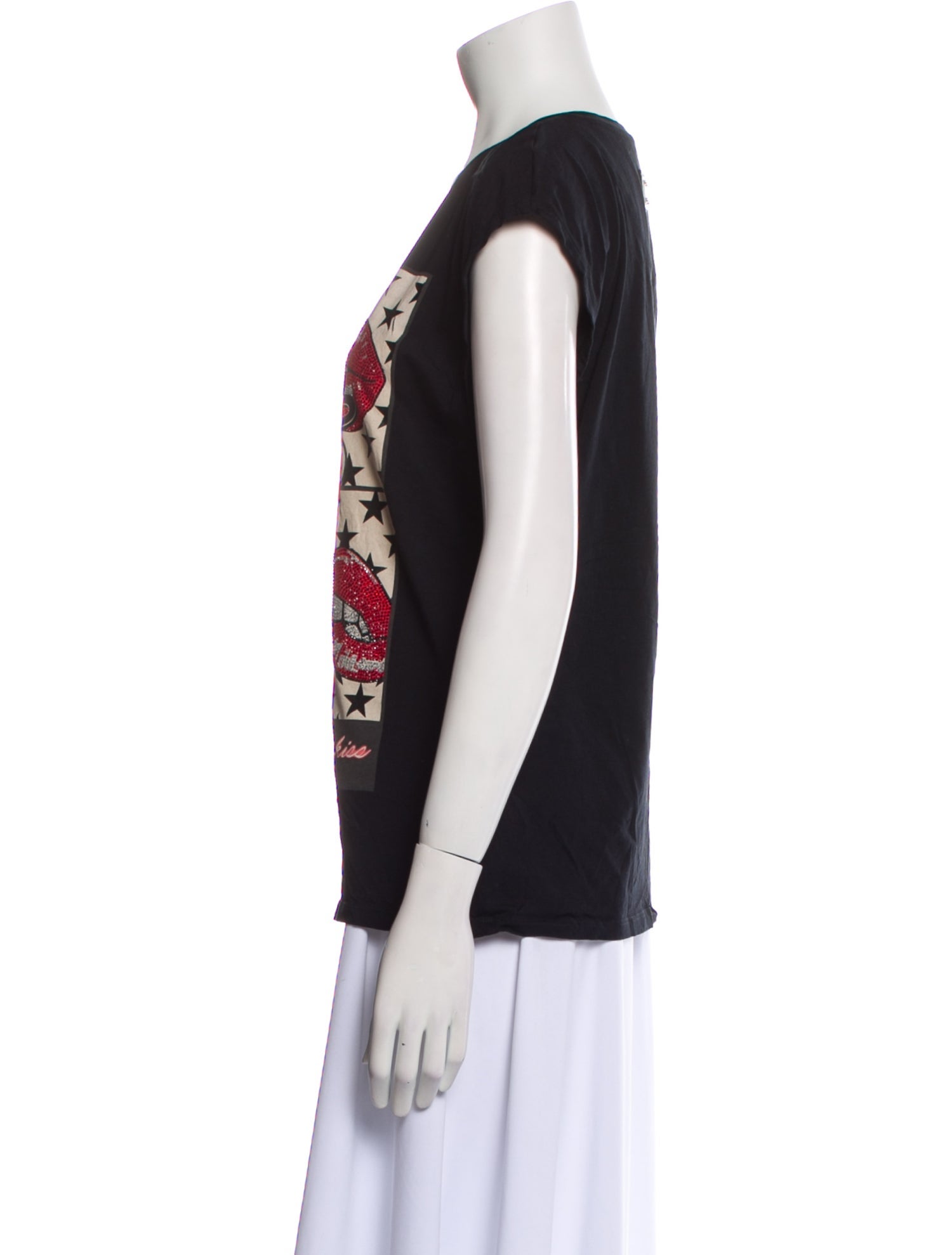 Philipp Plein Graphic Print Crew Neck T-Shirt