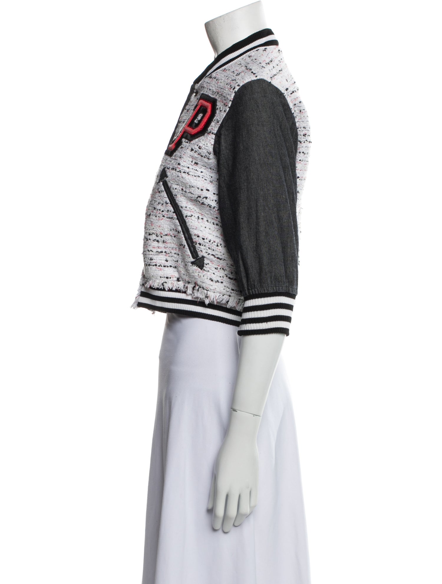 Philipp Plein Striped Bomber Jacket