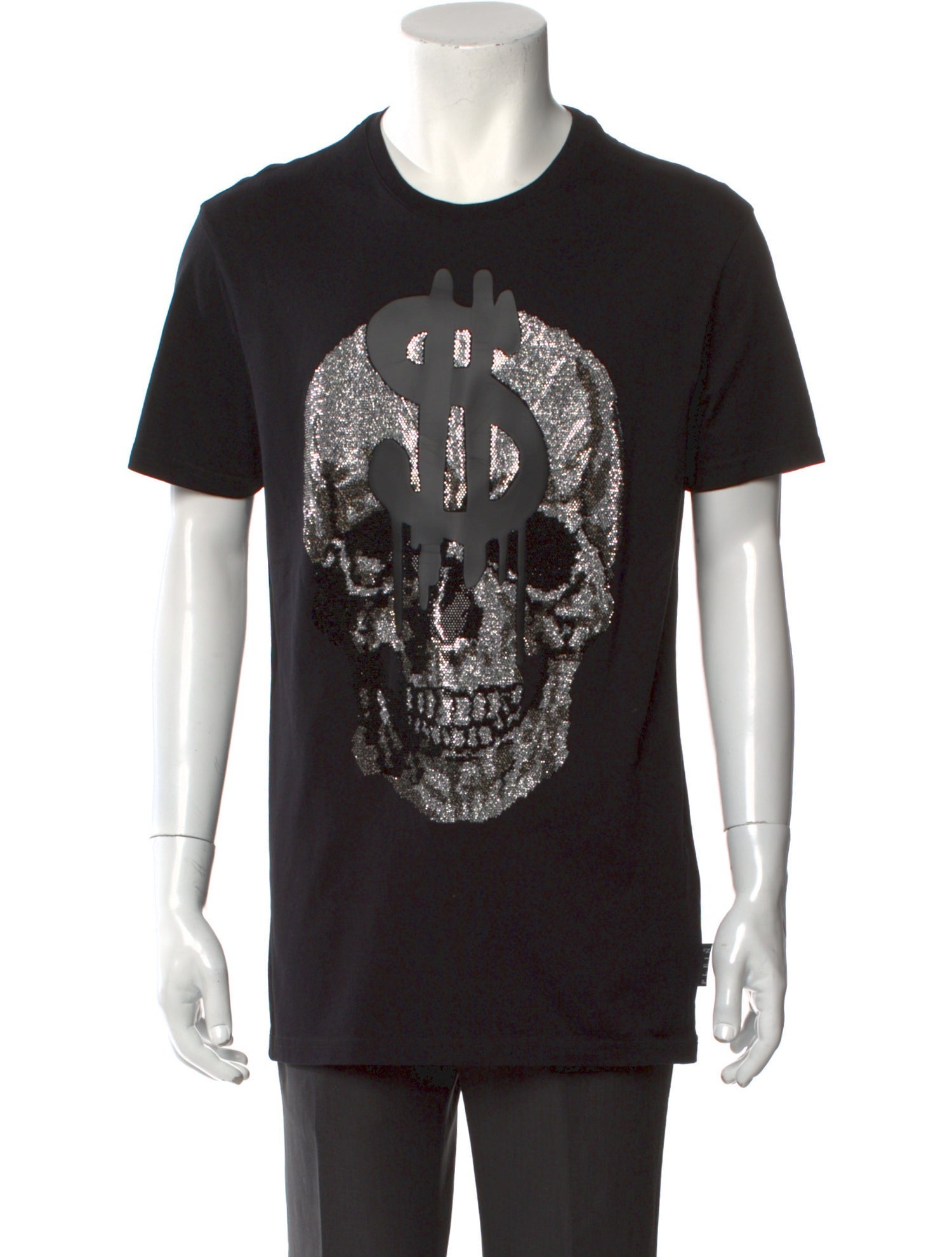 Philipp Plein Graphic Print Crew Neck T-Shirt