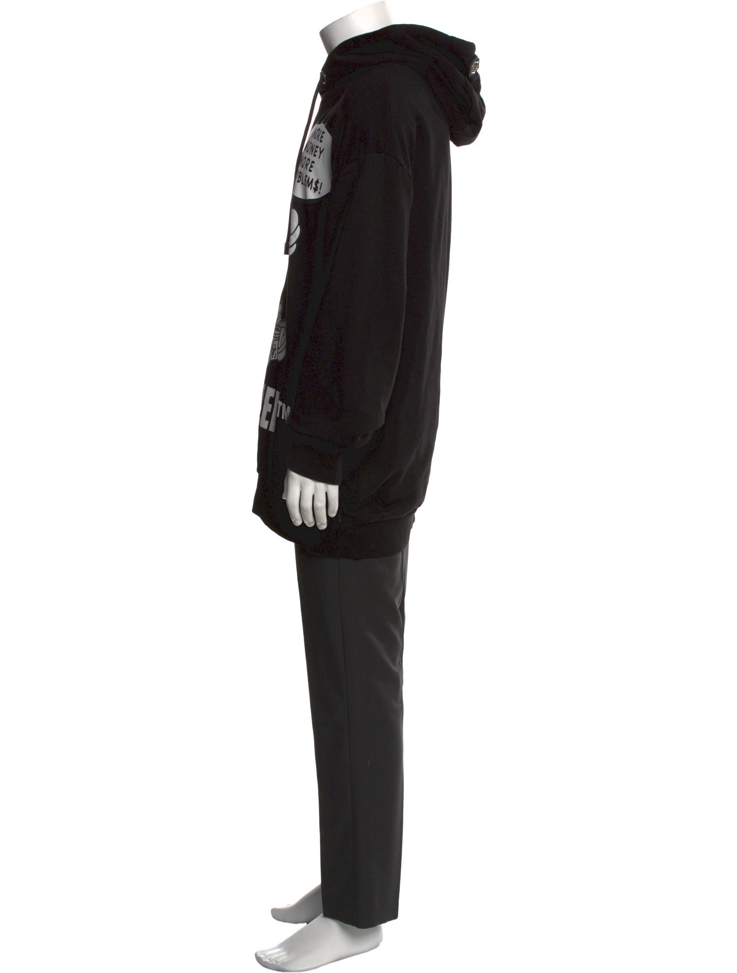 Philipp Plein Graphic Print Crew Neck Hoodie