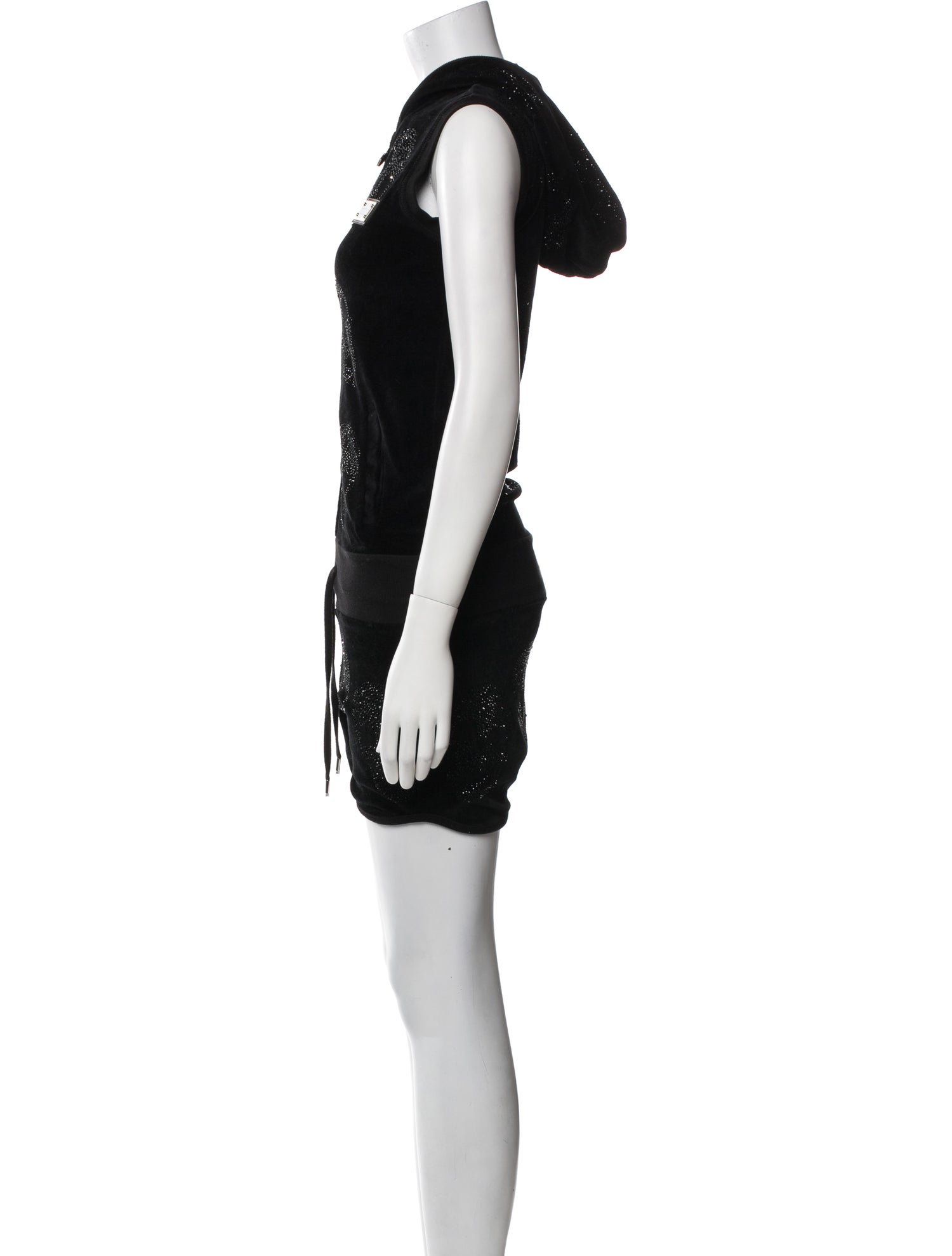 Philipp Plein Graphic Print V-Neck Romper