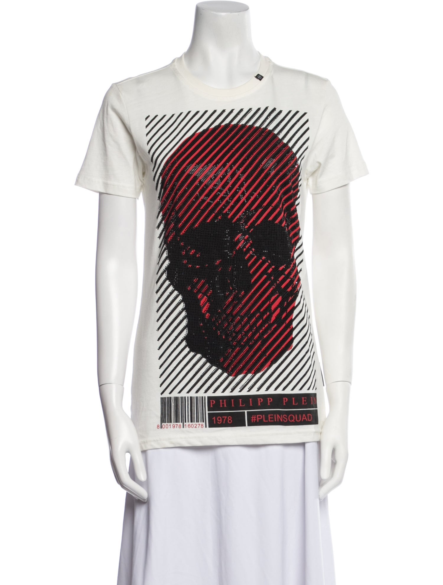 Philipp Plein Graphic Print Crew Neck T-Shirt